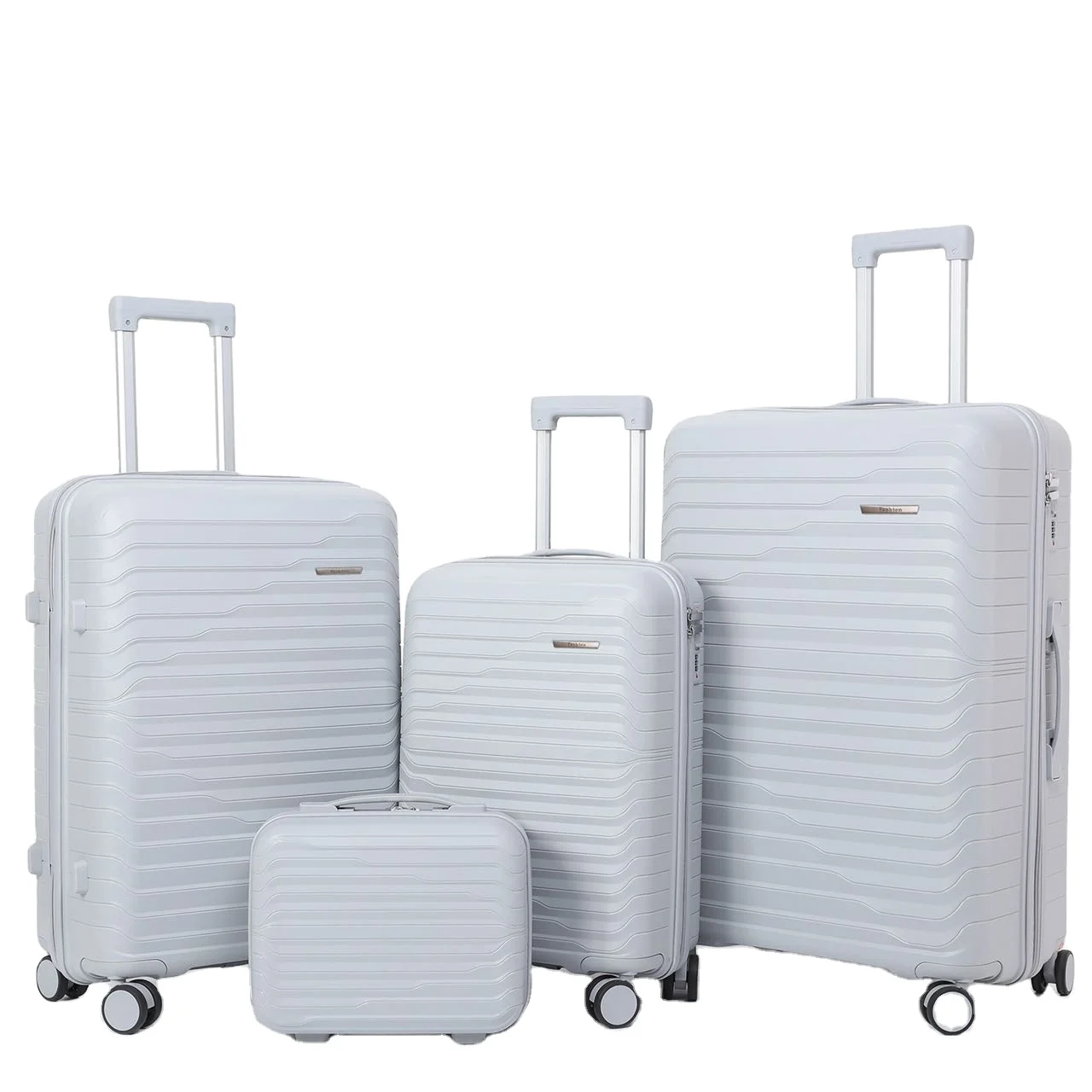 high quality pp Customized Color travelling bags luggage trolley set suitcase for trips