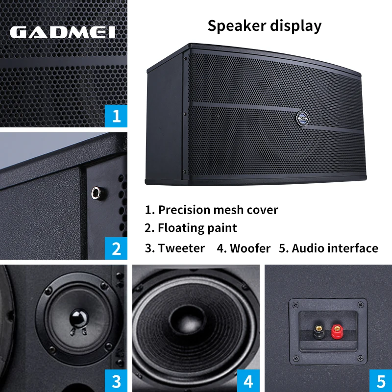 100w party dj conference speaker 10 inch home theater 8 inch sound system speaker