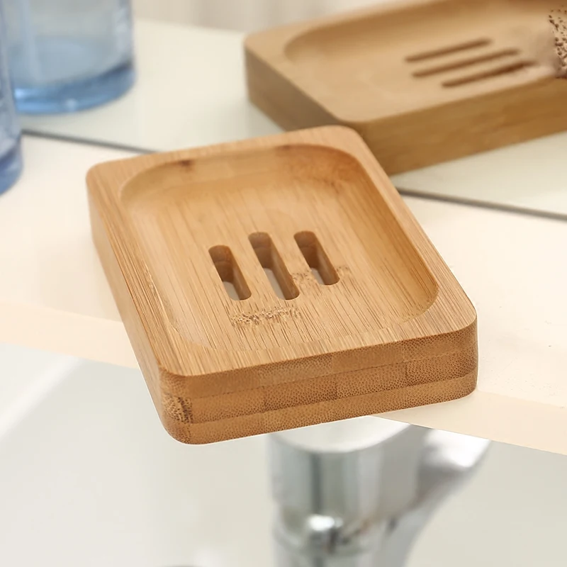 Бамбуковая Коробка для мыла, экологически чистая и удобная для переноски