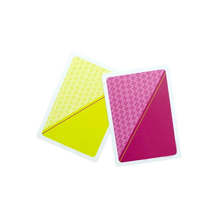 High quality playing card Luxury black gold plastic poker waterproof black playing cards