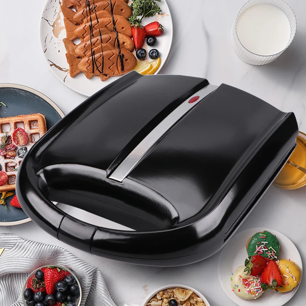 professional  electric burger toaster grill press multi function breakfast 4 slices breakfast sandwich makers