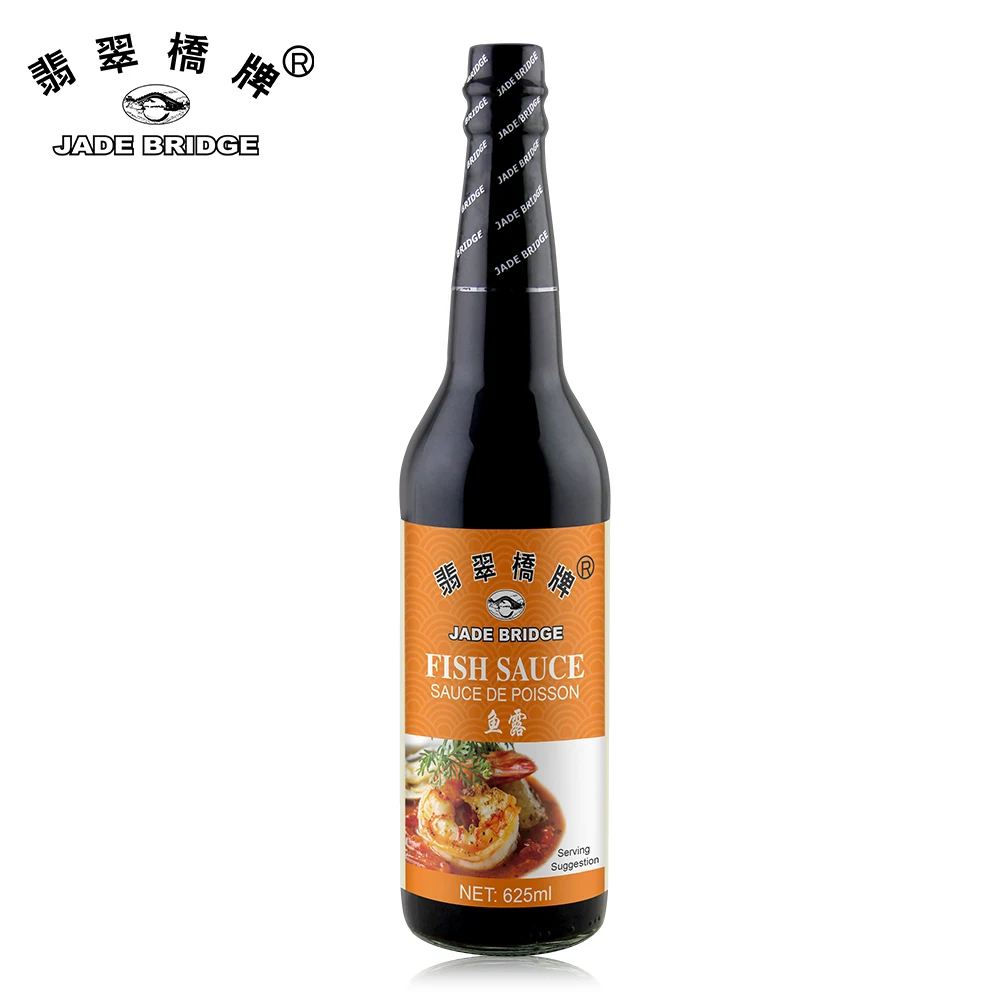 Factory-Direct Wholesale Price Haccp Halal BRC Certified Condiments Jade Bridge Fish Sauce for Supermarkets