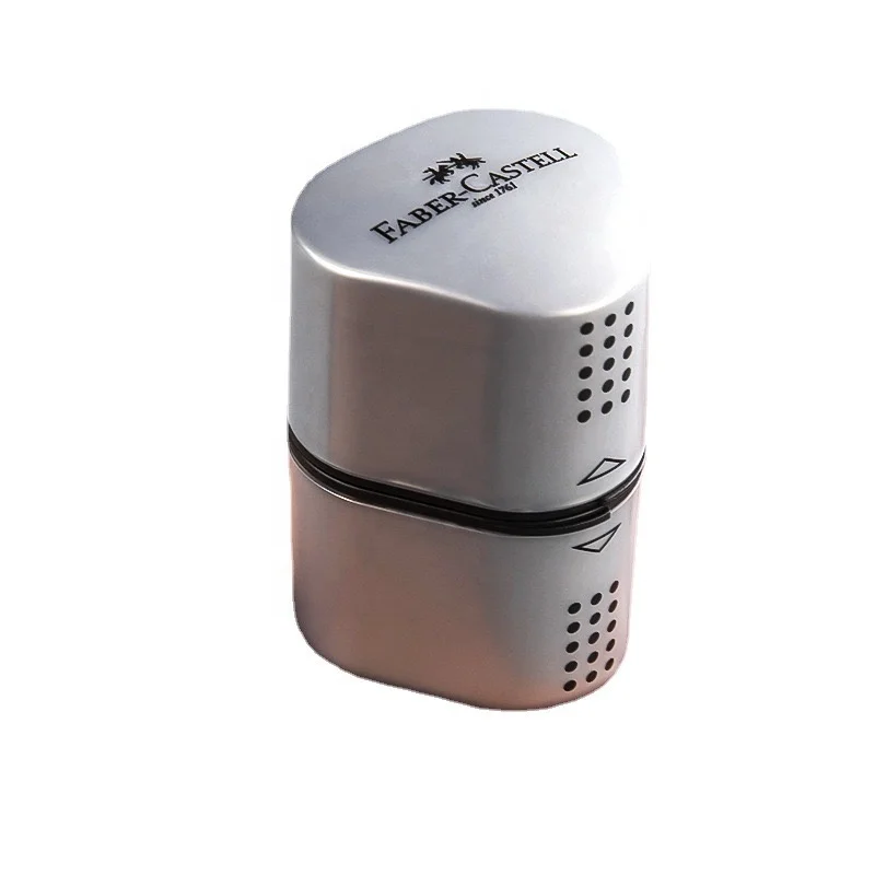 Grip Trio 3-in-1 Manual Handheld Artist Pencil Sharpener for Colored Pencil Jumbo and Graphite Pencils