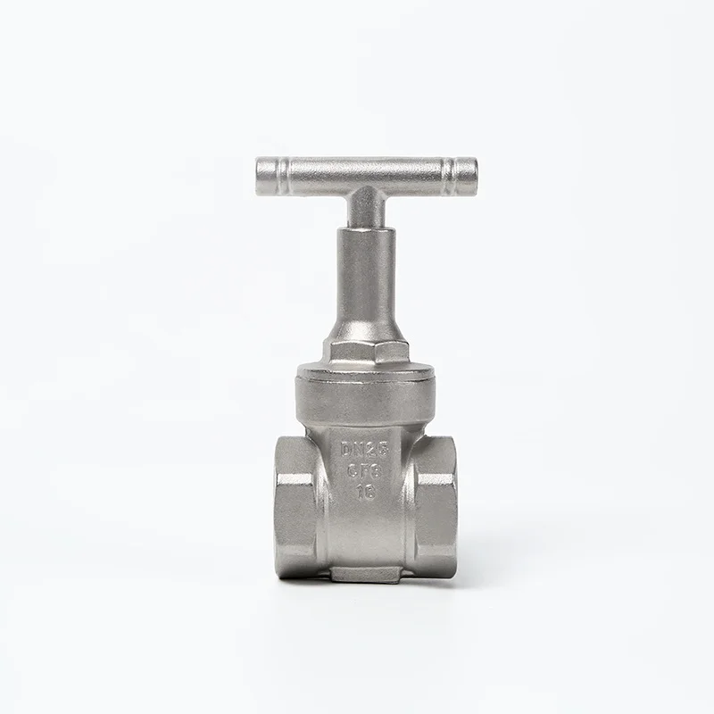 304 stainless steel internal thread encryption locking wire gate valve water meter front gate valve