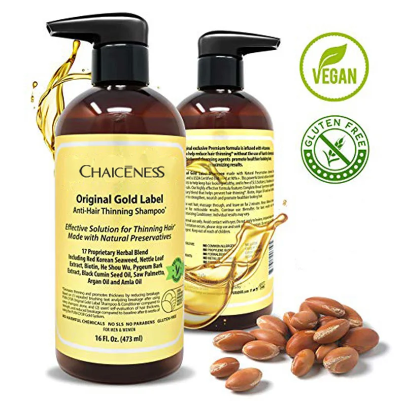 
OEM Private Label Hair Loss Hair Care Organic Natural Pure Silky Moisture Morocco Argan Oil Shampoo for Woman 
