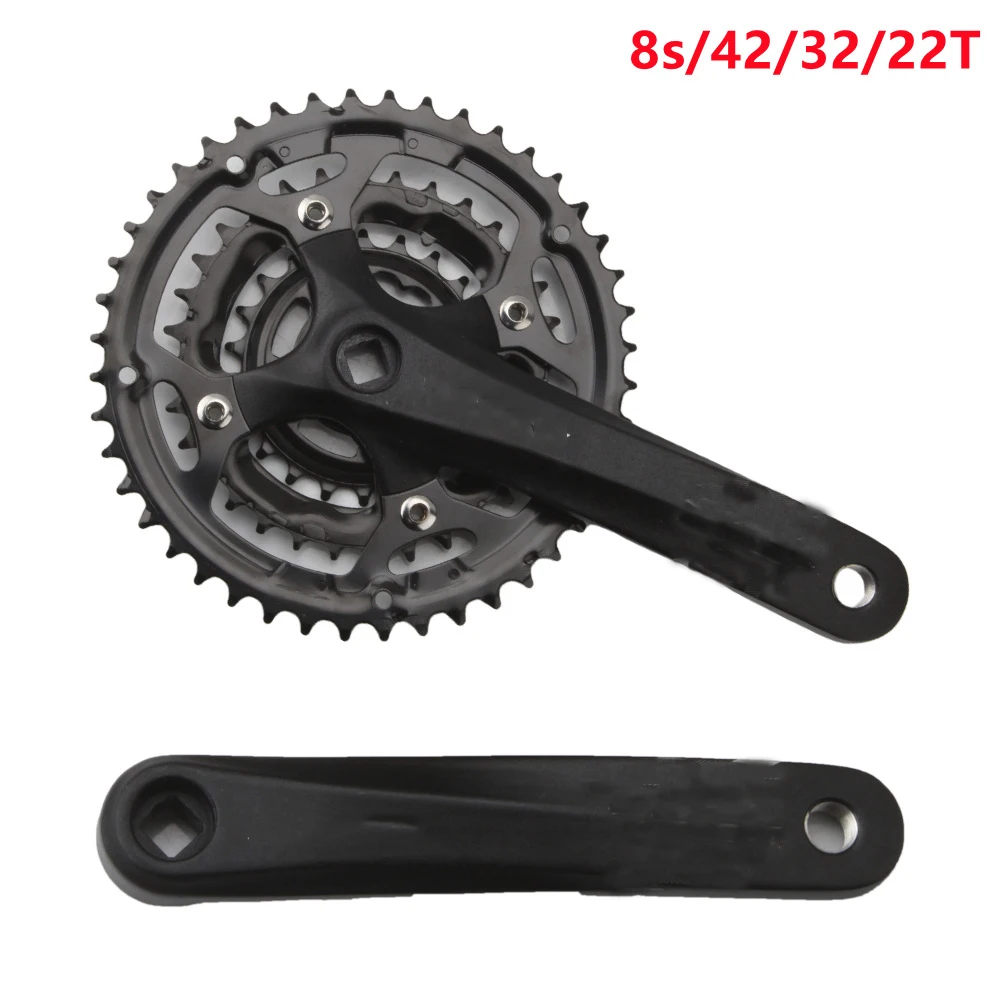 Factory Manufacturing bicycle components chain wheel and crank 48t gear mtb crank set aluminium bicycle crankset