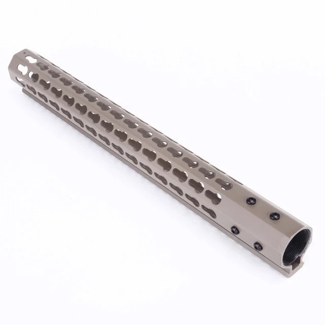 
Outdoor 12' GD050-TAN Free floating AR15 Keymod Handguard Accessories Barrel NUT for Hunting Handguard 