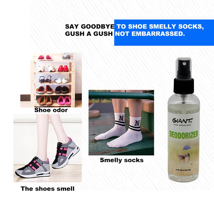 
Giant odor remover spray fragrance natural deodorant for shoes 