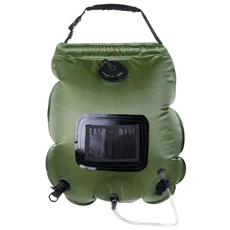Outdoor Portable Heating Camping Solar Shower Bag for Hiking
