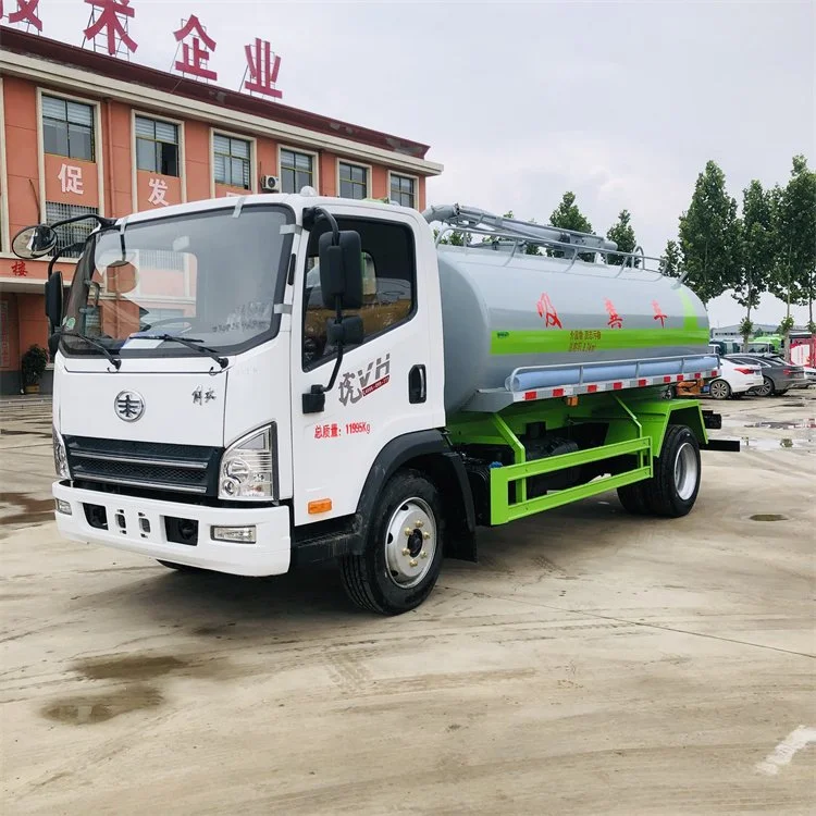 Tank body self suction and self discharge suction sewage truck community septic tank biogas slurry tank suction truck