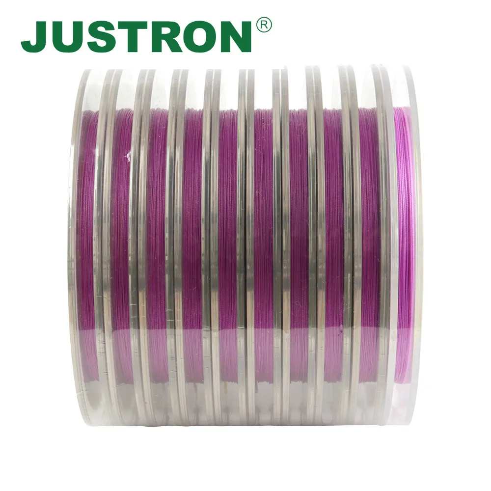 Justron fishing line original x8 braind Connected spool japan floating fishing  line