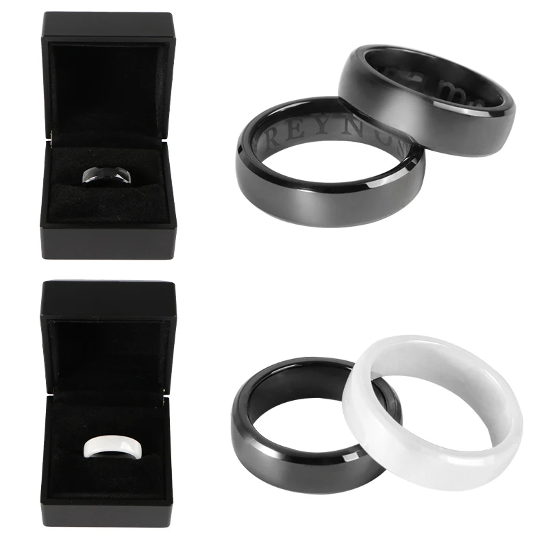 Ceramics Smart Ring For Tesla Model 3 Y Replace Car Key Made With Original Chips Waterproof for Men Ring