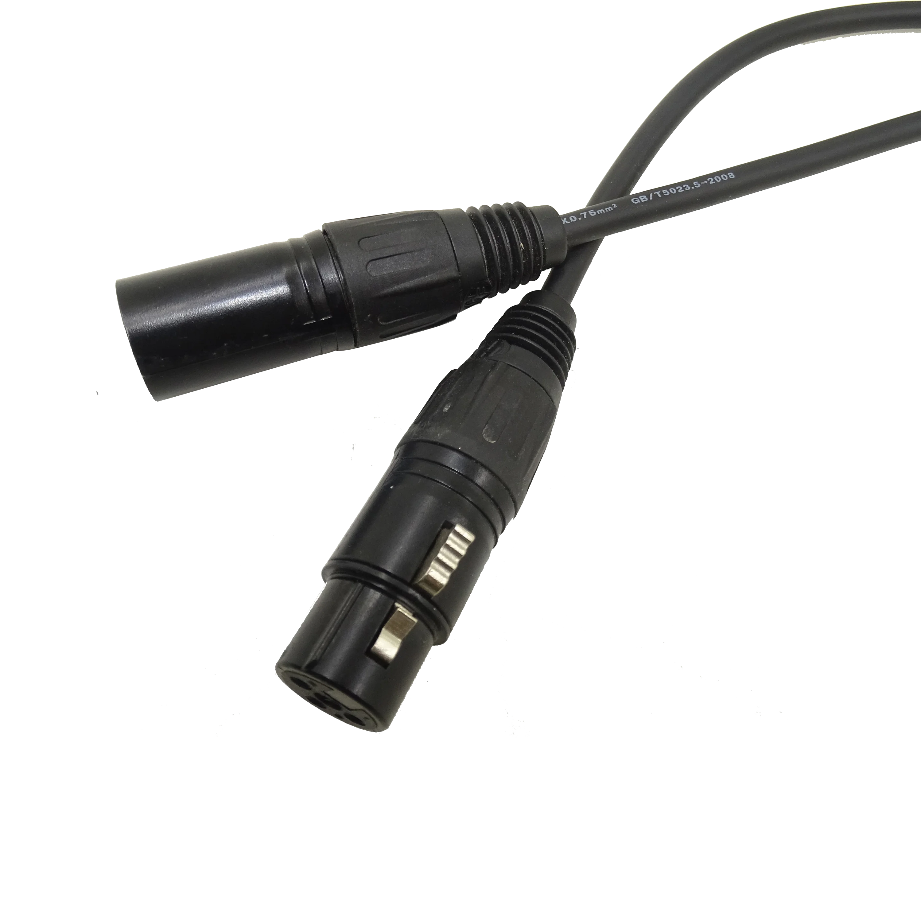 Wholesale Customization dmx cable 3pin all kinds of meters cables can be made dmx power cable