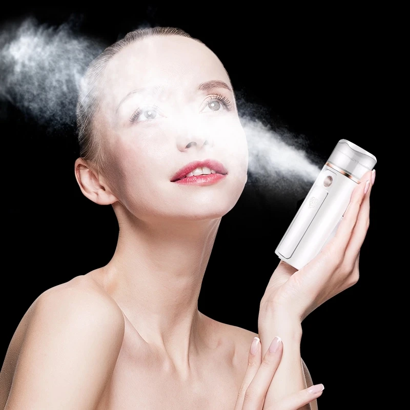USB Rechargeable Electric Face Facial Steamer 30ml Mini Handy Nano Mist Spray Humidifier