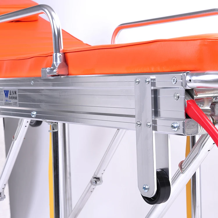 
WSX-A1 High quality foldaway funeral loading stretcher bed medical, aluminum alloy bed medical hospital stretcher 