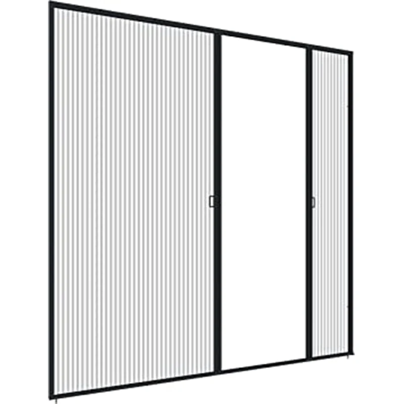 Factory price protection insect fiberglass door two way  pleated mosquito screen