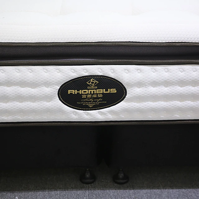 King Size mattress bed Ultra Plush Pillow Top Individually Wrapped Latex Coil Gel Memory Foam Mattress 3002 model supplier