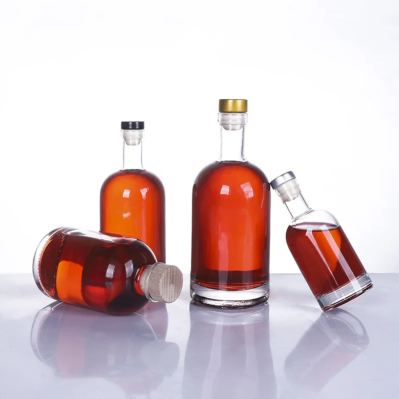 2024 Hot Selling Good Price Unique Shape Wine Glass Bottle Custom Mini Wine Glass Bottle Empty Wine Glass Bottle