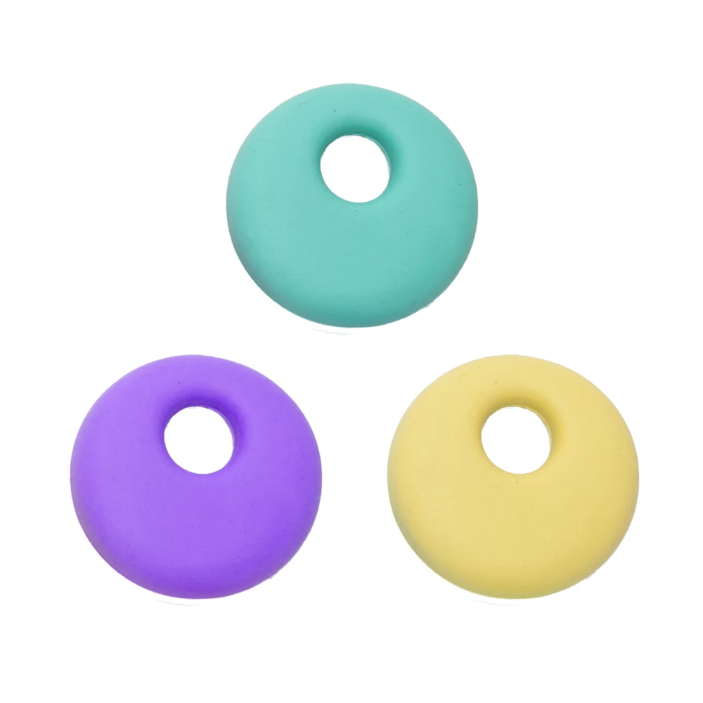 BPA free baby  silicone teething beads for jewelry