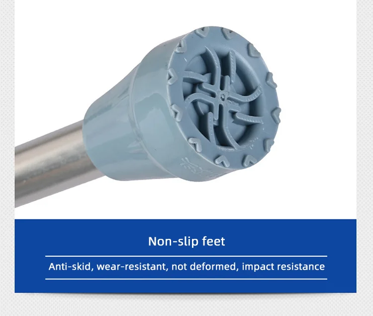 Super high quality medical comfortable walking adjustable aluminum alloy elbow crutches