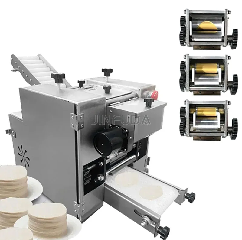fully Automatic mini Flour Tortilla Roti maker Chapati Arabic Pita Bread Dumpling Empanada Disc Wrapper Dough Making Machine
