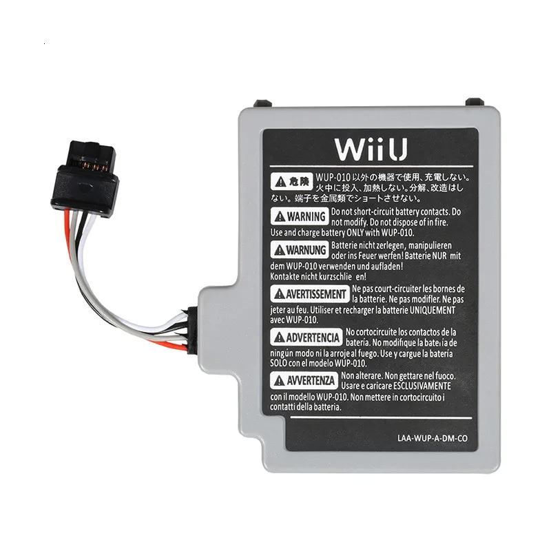 ZHAOLEAD WUP-012 3.7v 1500mah Gamepad Battery Alternatives Lithium Chargeable Long Life For Wii U Gamepad Extended Battery
