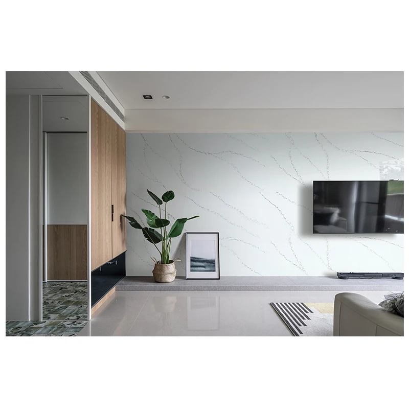 Hot Selling Modern Design Slate Solid Surface Composite Acrylic Wall Rock Kitchen Hotel Countertops Decorative Patterns