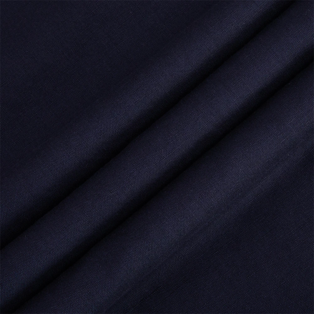 Wholesale custom print pattern comfortable breathable high quality solid color cotton linen shirt for men