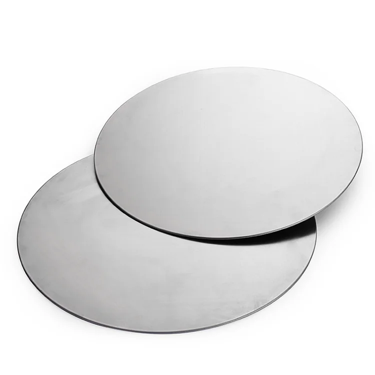 Factory price 202 410 grade forged stainless steel round circle plate
