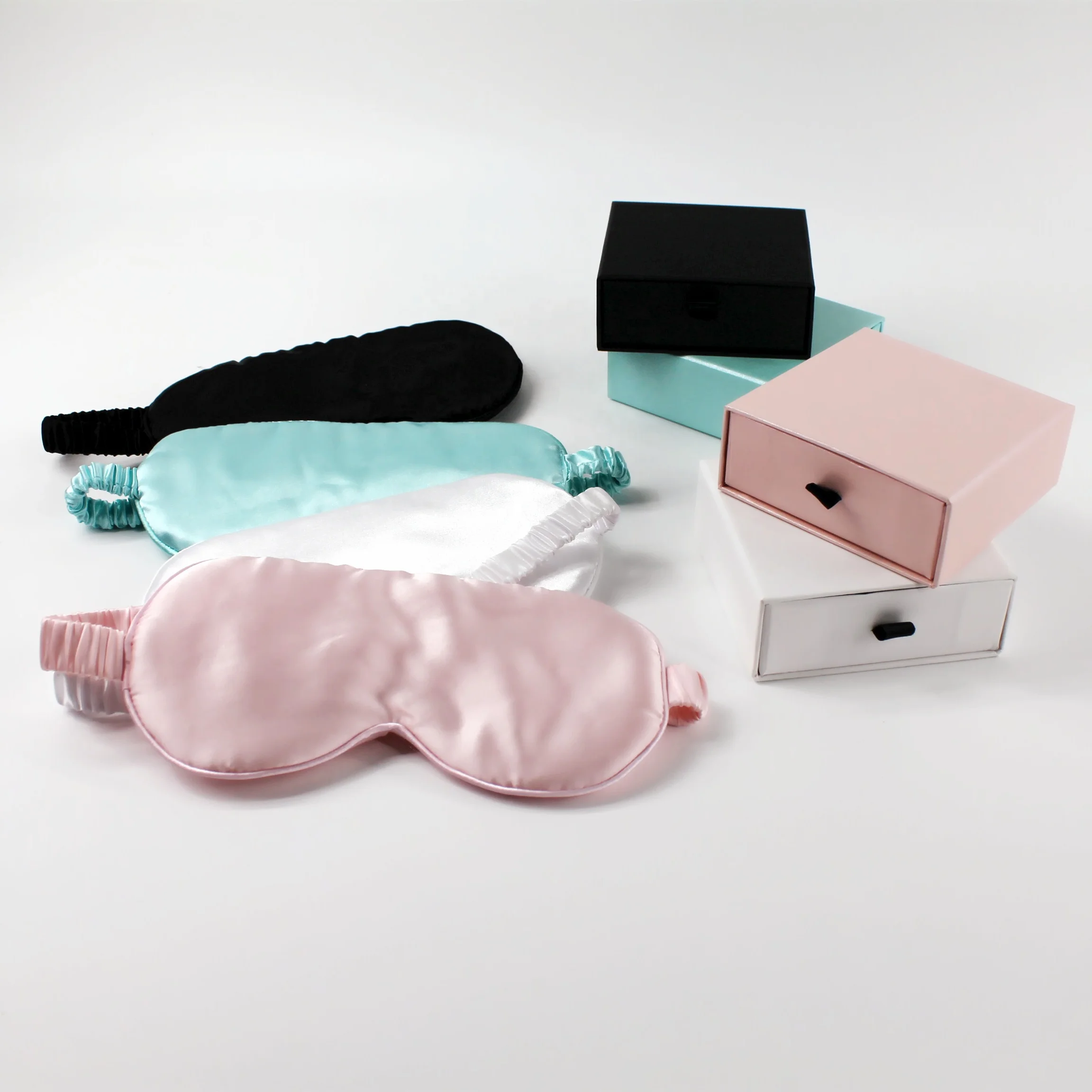 EASETRIP Travel Kit blind fold eye mask silk sleep eye mask with box