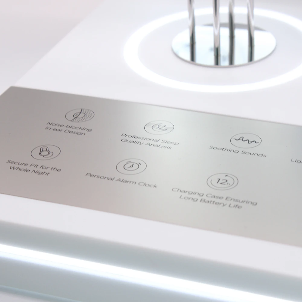 Customized Acrylic earphone headset Display with Speakers /Headsets /microphone display racks