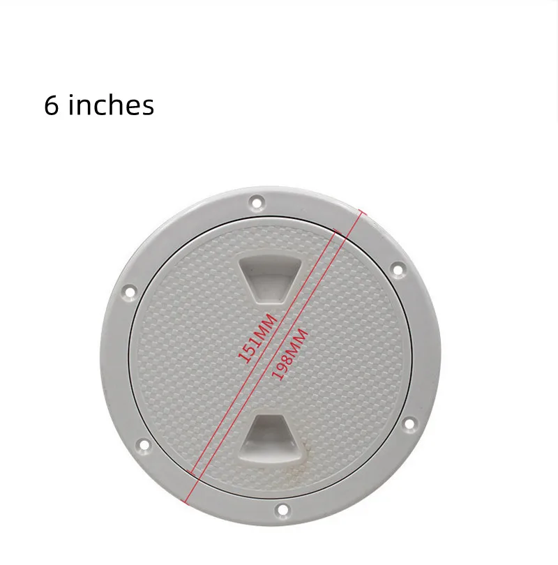 Marine grade circular hatch cover kayak storage round shape handle hatch cover for inflatable boats
