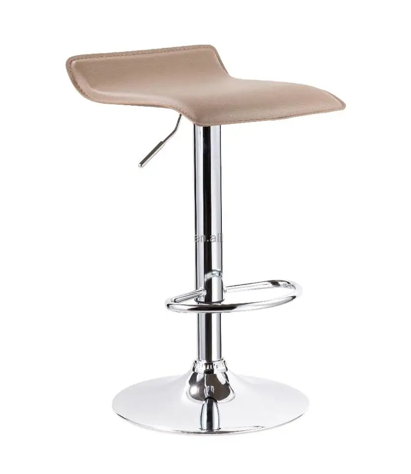 Modern Kitchen Breakfast Faux Leather Bar Stools With PVC Leather CL - 1310