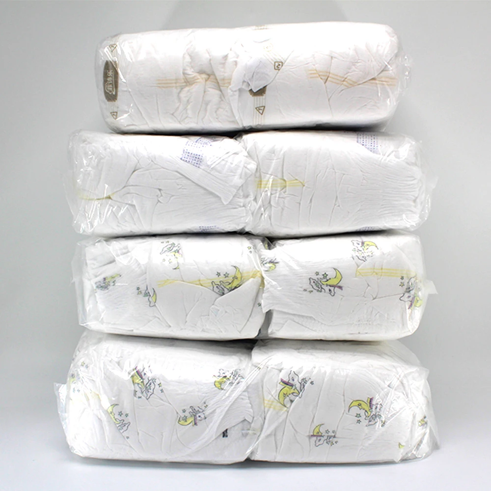 Hot Sale B grade Baby Diaper Rejected Quality Pure B Disposable Baby training pants usages Rate 100% Brand design cheap price