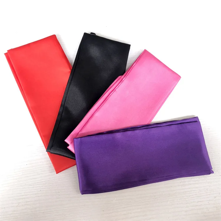 Sex Game bondage Accessories Double Sided Eye Patch Bondage Handcuff Flirtation Blindfold Silk Satin Ribbon Sexy Eye Mask