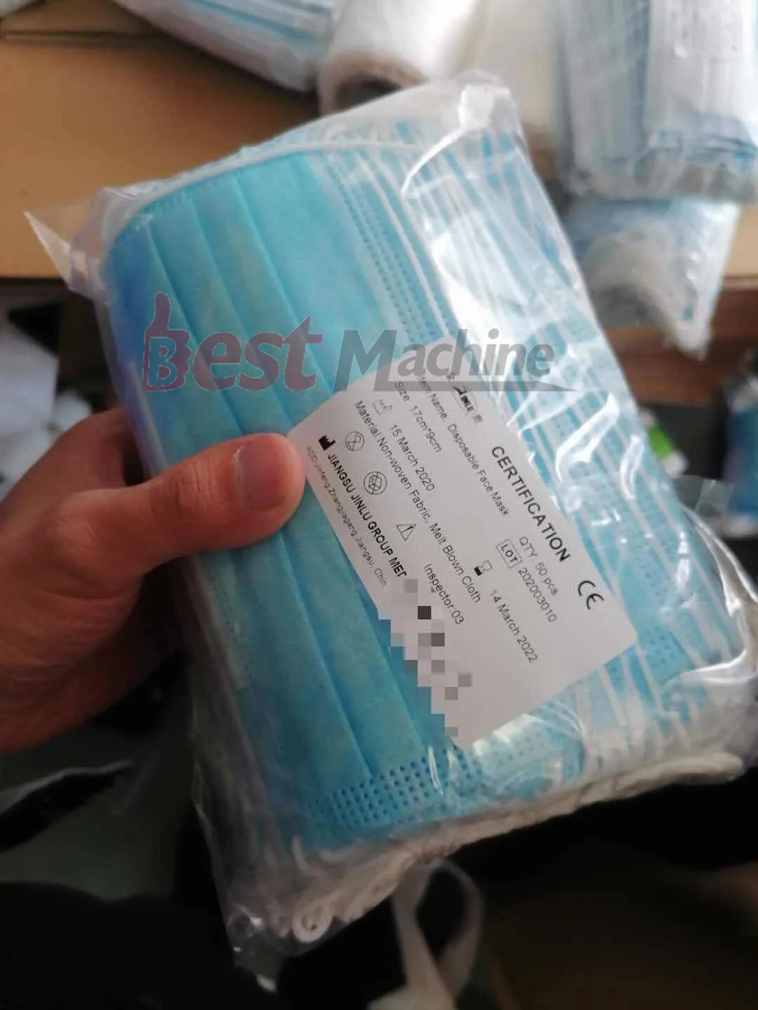 Полуавтоматический аппарат для сварки ушной ленты одноразовой маски лица/ультразвуковой