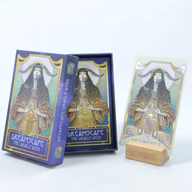 custom printing gold foil divination original tarot card set printed design personalized logo mystery magic tarot cards deck