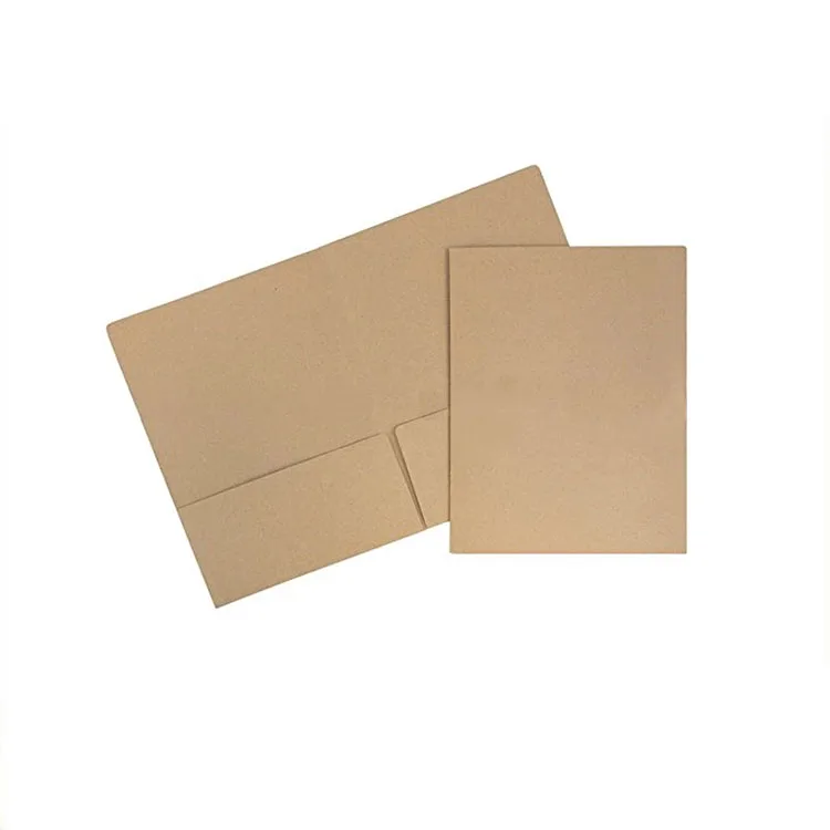 2 Pocket Kraft Paper File Folder Printing