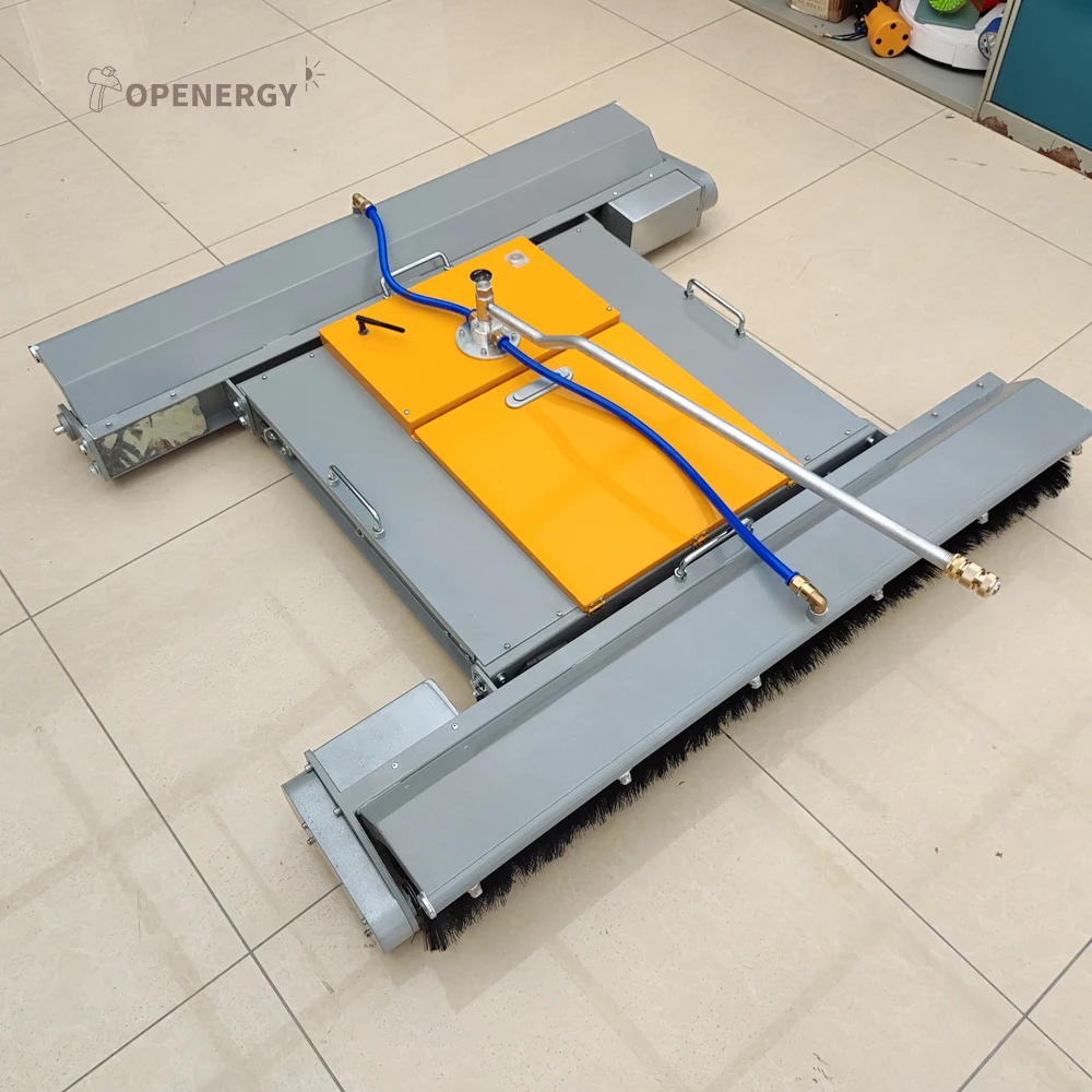 Automatic Autonomous Pv Panel Module Slide Roller System Cleaner Robot Solar Panel Cleaning Robot Dry Cleaning, Water Cleaning