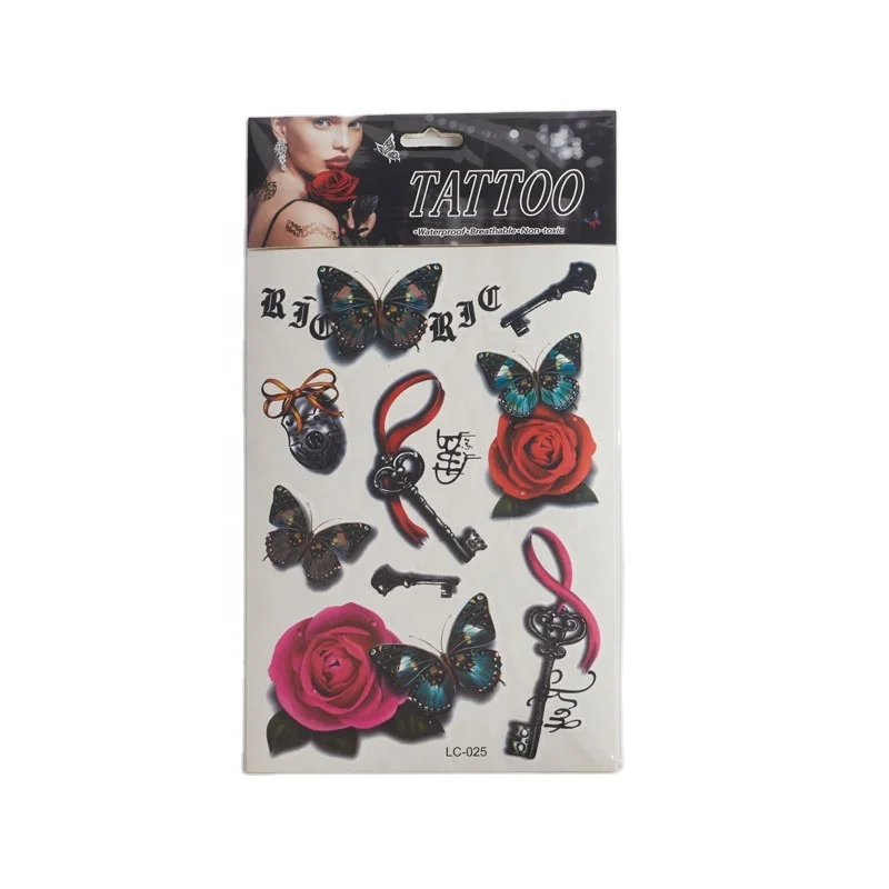 Customize temporary face tattoo stickers for children Mini kids unicorn temporary tattoos