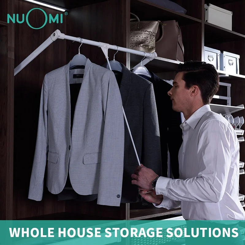 
Nuomi Martha Series China Factory Soft sclosing clothes hanger metal hanger closet organizer 