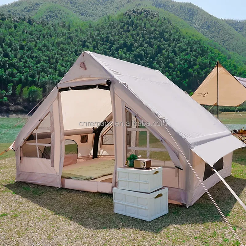 outdoor camping glamping waterproof luxury hotel party tents for events inflatable cabin tent air house tent