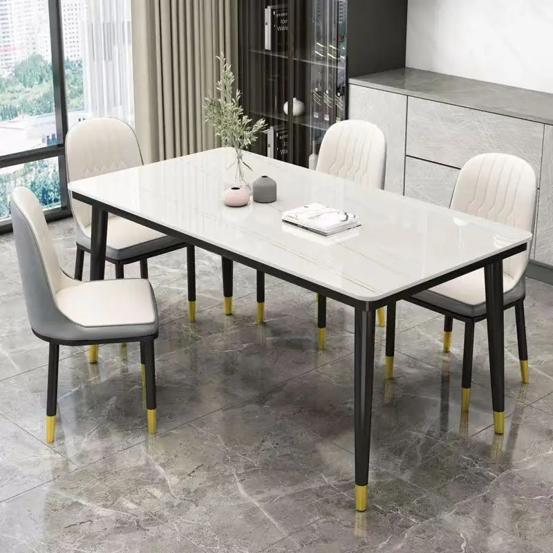 Luxury Italian Led Furniture For Events Wheels Onyx Marble Stone Top Hotel Buffet Table With Food Warmers Induction Dining Table