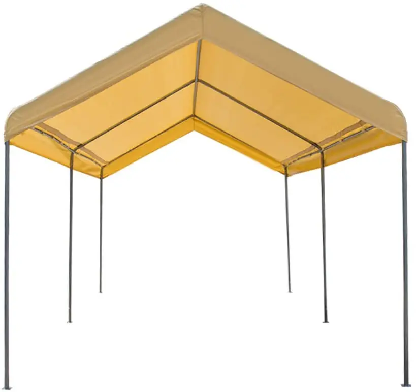 Carport Frame Tent Party Tent Waterproof Portable High Performance Car Roof with Large Space Garden Storage Shed