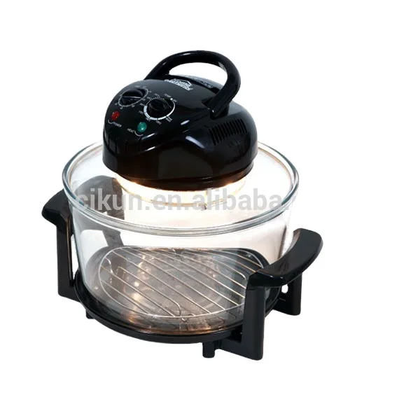 12L 1200-1400W CE ROHS новейший продукт механическое воздушное стекло, как показано по телевизору решетка крышки галогенная печь