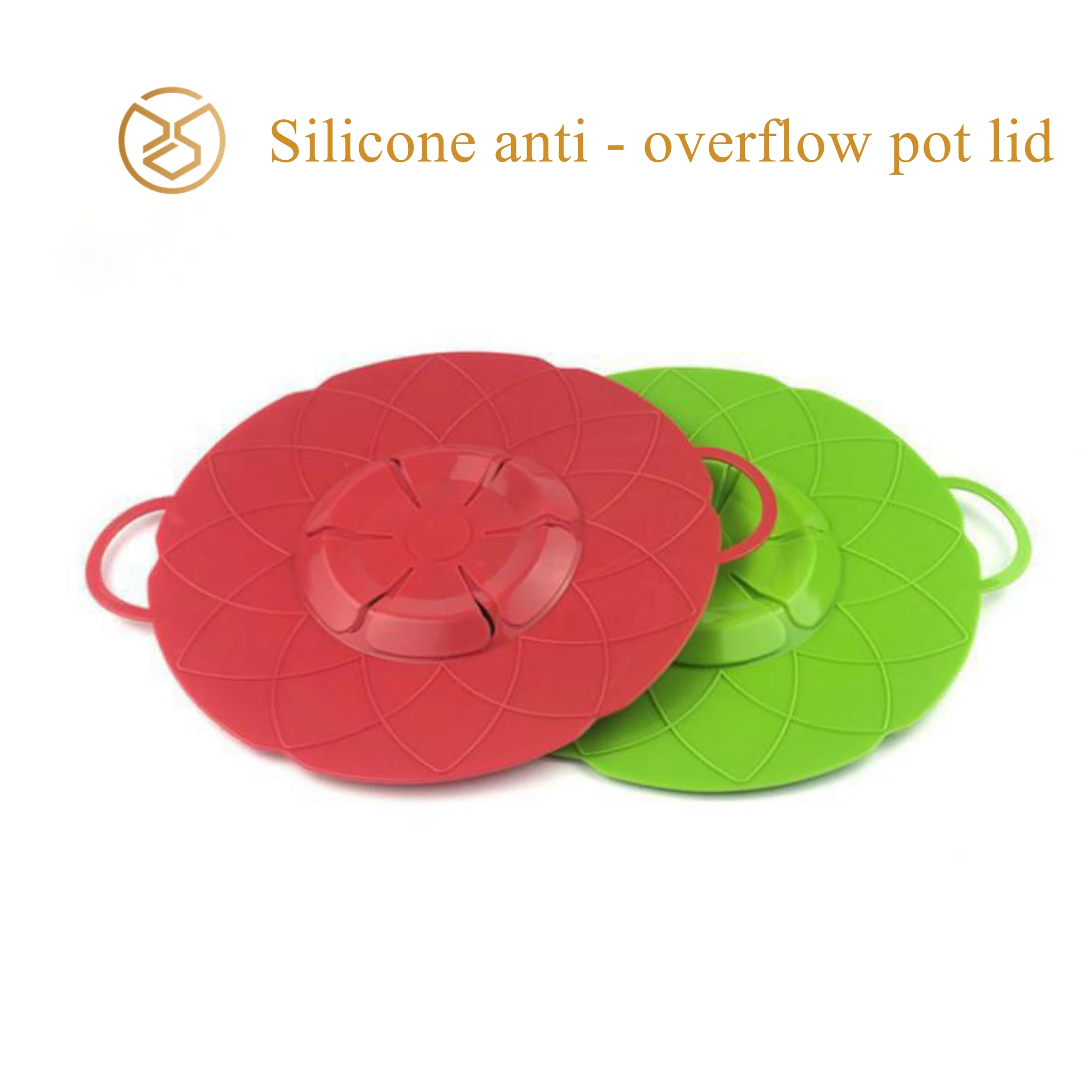 Anti-overflow Rotating Lid Pot Cover Safeguard Silicone Universal Stopper