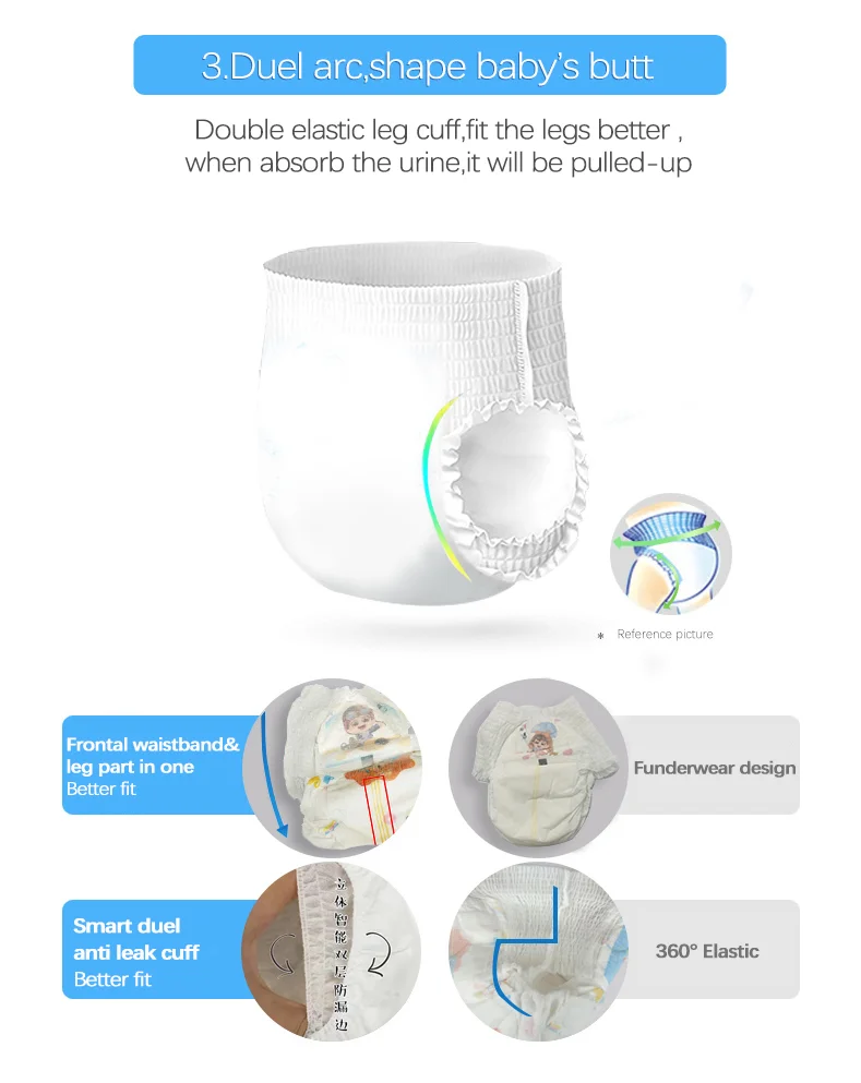 Factory sale A grade baby diaper Hot Selling Sleepy baby pants baby nappies