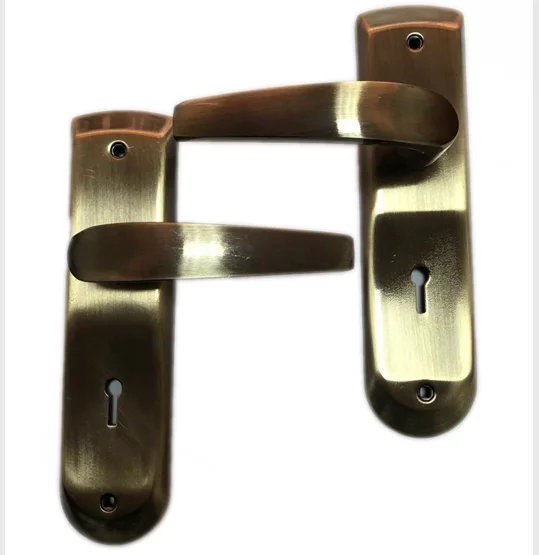 Factory made cheaper Aluminum Door handle lockset in high quality
