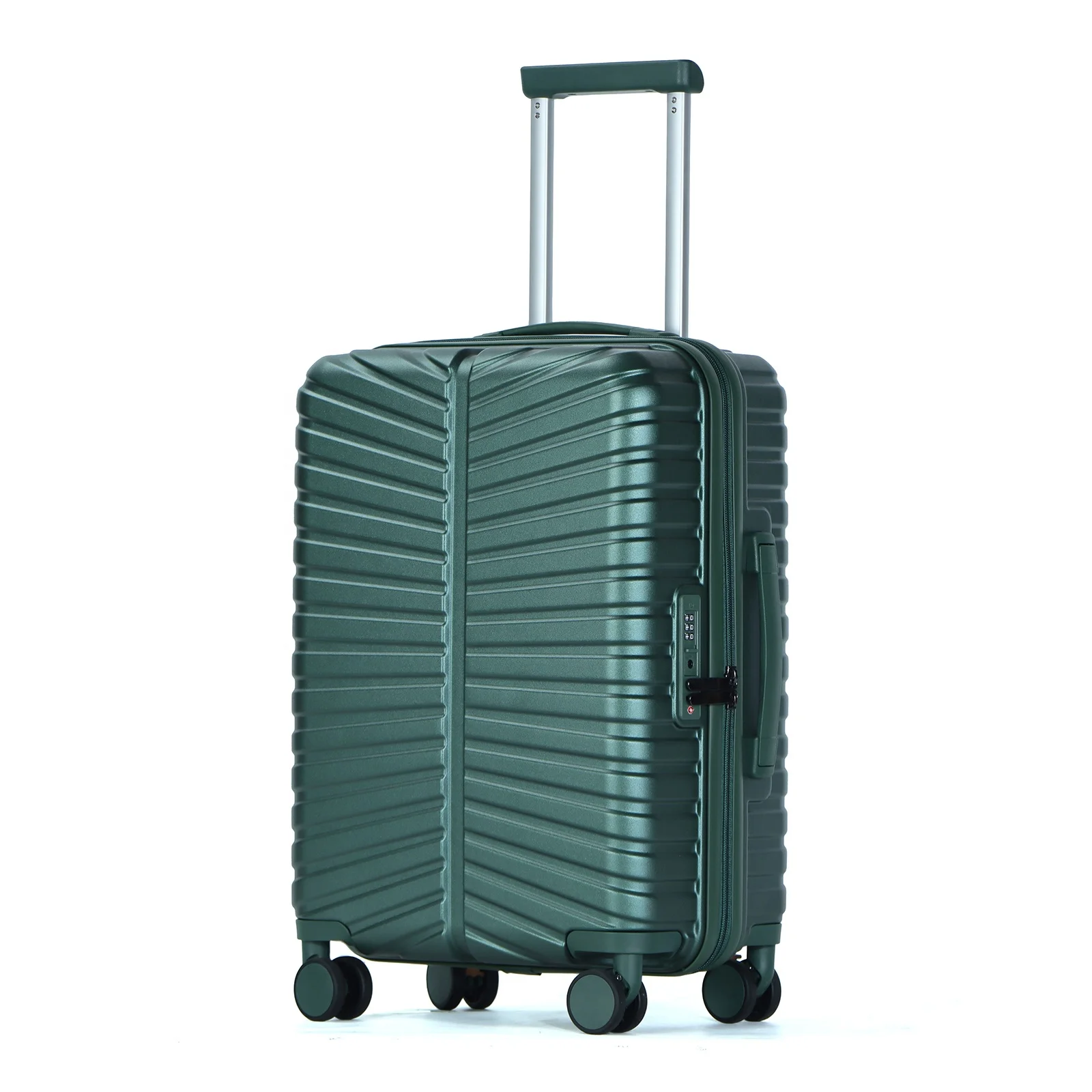 Manufacturers New Design Maletas De Viaje Zipper Hard Shell PC Travel Trolley Luggage Suit Case