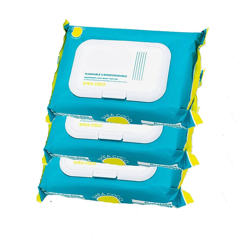 Gentle and scented personal cleansing wipes travel nonwoven cleaning toilet wipes